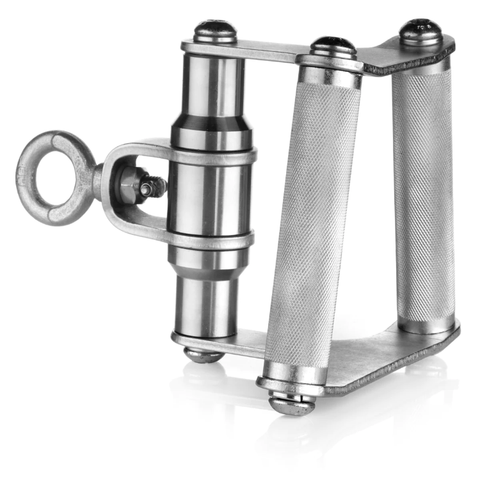 Image of American Barbell Solid Steel Seated Row Chinning Handle Cable Attachment Accessories