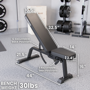 Synergee Adjustable Incline Bench