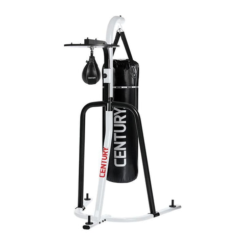 Image of Century Martial Arts Heavy Bag Stand with Speed Bag Platform - Barbell Flex