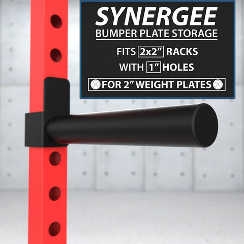 Image of Synergee Power Squat Rack Holder Attachments - Barbell Flex