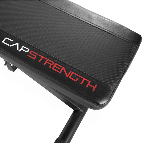 CAP Barbell Strength Hyperextension/AB Black Bench - Barbell Flex