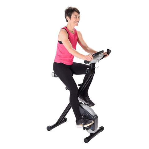 Image of Stamina Compact Folding Exercise Bike 182 - Barbell Flex