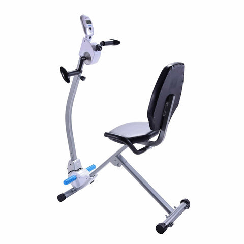 Image of Stamina Seated Upper Body Folding Frame Exercise Bike - Barbell Flex