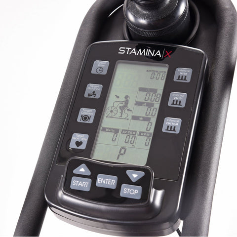 Image of Stamina X Dynamic Air Resistance Bike - Barbell Flex