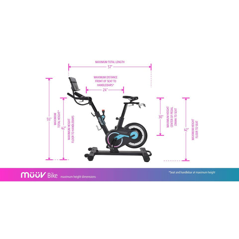 Image of Stamina Smart and Integrated Coaching MUUV Exercise Bike - Barbell Flex