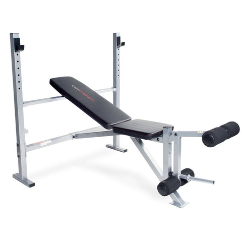 Image of CAP Barbell Strength Olympic Bench With Leg Developer - Barbell Flex