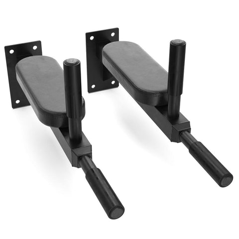 Image of Synergee 400LB Weight Capacity Steel Wall Mounted Dip Station - Barbell Flex