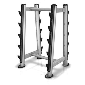 Bodykore Elite Series 10 Unit Commercial Pro Style Barbell Storage Rack - Barbell Flex