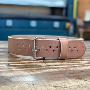 General Leathercraft 2.5" Leather Prong Bench Belt - Barbell Flex