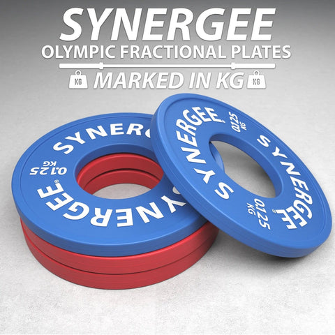 Image of Synergee Rubberized Fractional and Change Plates - Barbell Flex