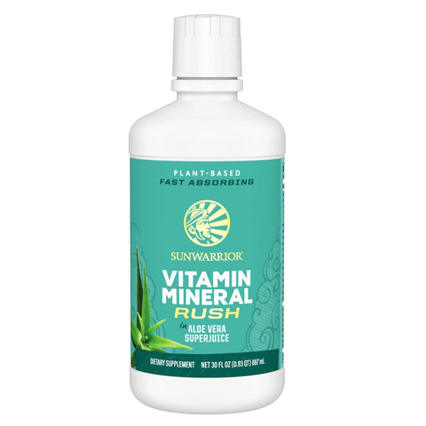 Image of Sunwarrior Vitamin Mineral Rush in Aloe Vera Superjuice - Barbell Flex