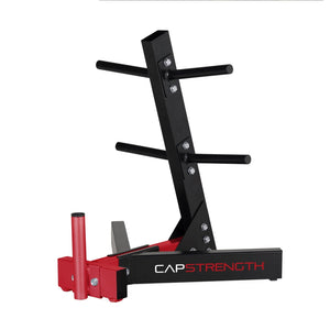 CAP Barbell Strength Black/Red Tree Storage Rack For Weights And Bar - Barbell Flex