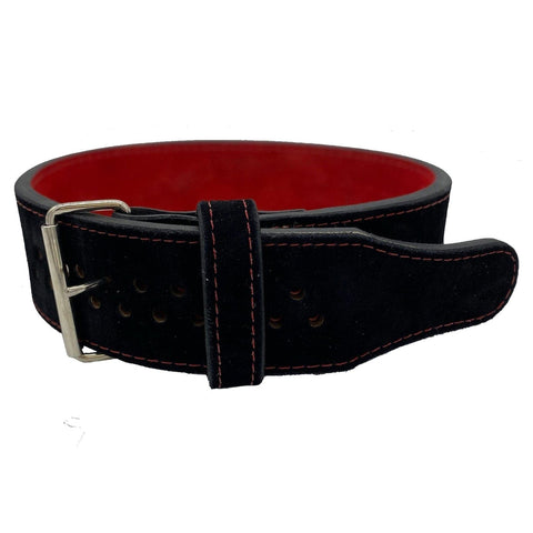 Image of General Leathercraft Large Pioneer Cut 13MM Thick Double Suede Power Lift Belt - Barbell Flex