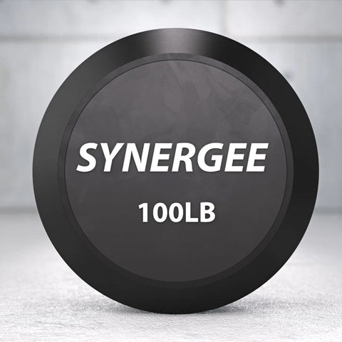 Image of Synergee Steel Chrome Finish Standard Knurl Fixed Barbell - Barbell Flex