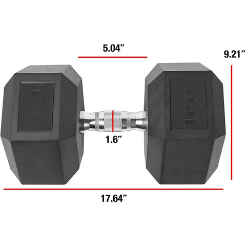 Image of CAP Barbell Coated Hex Dumbbell With CT Handle - Barbell Flex