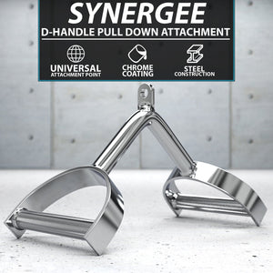 Synergee Pulldown Bar Cable Attachment - Barbell Flex