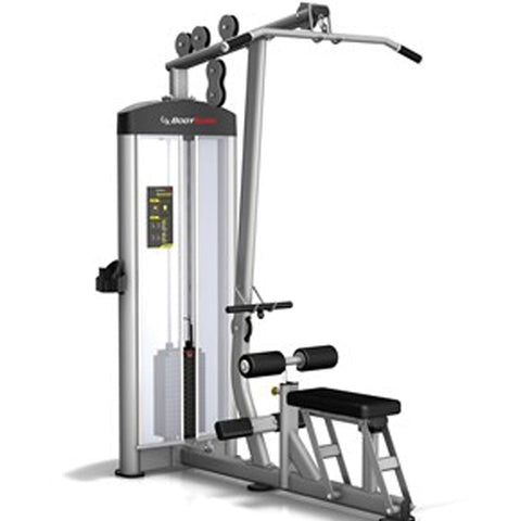 Image of Bodykore Isolation Series Selectorized Lat Pulldown/Seated Row - Barbell Flex