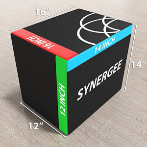 Synergee 450lbs Weight Capacity Soft Plyo Box - Barbell Flex