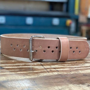 General Leathercraft 2.5" Leather Prong Bench Belt - Barbell Flex
