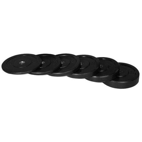 Image of InTek Strength Champion-Series Rubber Bumper Plate Singles and Sets - Barbell Flex
