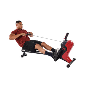 Stamina X Magnetic Resistance Rowing Machine - Barbell Flex