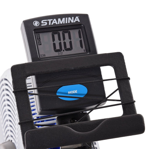 Image of Stamina ATS Dynamic Air Resistance Rower 1406 Rowing Machine - Barbell Flex