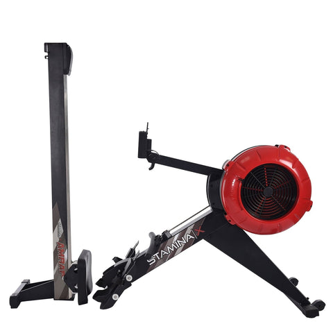 Image of Stamina X AMRAP Dynamic Air Resistance Rowing Machine - Barbell Flex