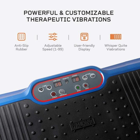 Image of LifePro Accelerate Your Recovery Waver Vibration Plate Exercise Machine - Barbell Flex