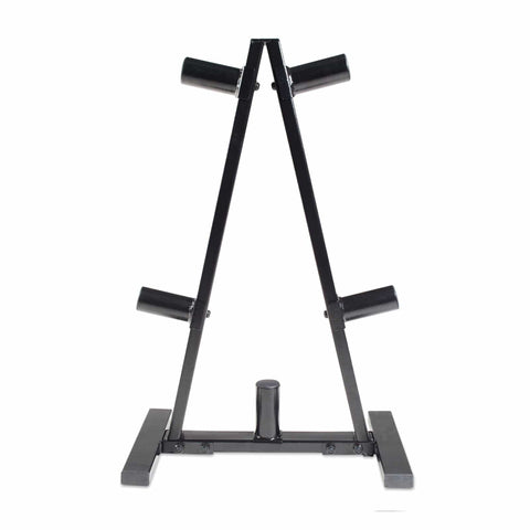 Image of CAP Barbell A-Style 2" Plate Dark Gray Storage Rack - Barbell Flex