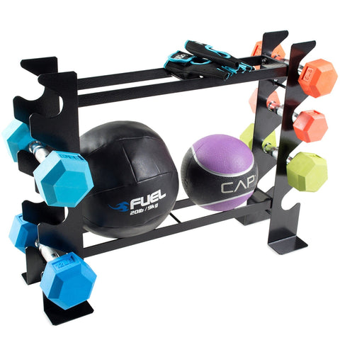 Image of CAP Barbell 27" Dumbbell And Accessories Storage Rack - Barbell Flex