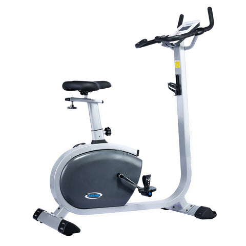 Image of Sunny Health & Fitness Premium Upright Bike w/ Pulse Rate Monitoring - Barbell Flex