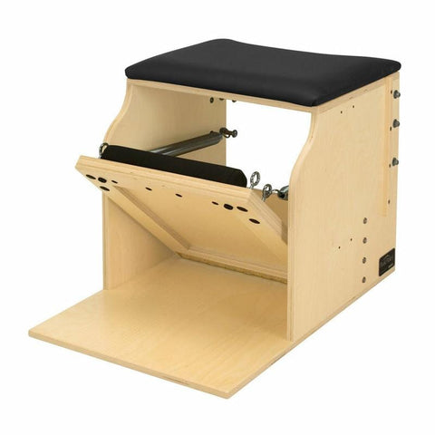 Image of Peak Pilates Single Pedal Low Chair - Barbell Flex