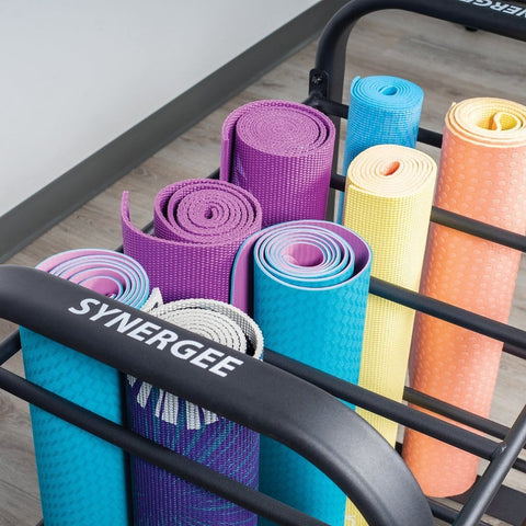 Image of Synergee Foam Rollers and/or Yoga Mat Storage Rack - Barbell Flex