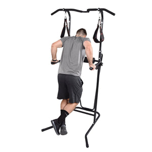 Stamina Power Tower 1698 Pull Up Station - Barbell Flex