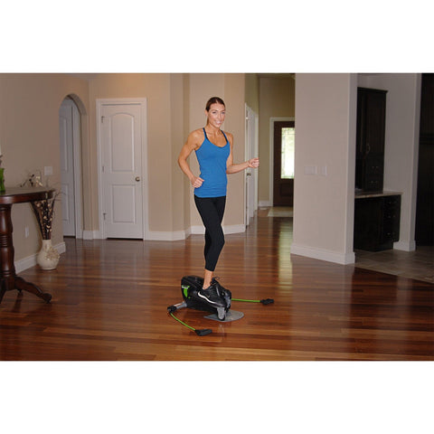 Image of Stamina InMotion Compact Elliptical Strider Trainer With Cords - Barbell Flex