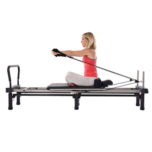 Stamina AeroPilates 700 Four Cords Reformer With Stand and Rebounder - Barbell Flex