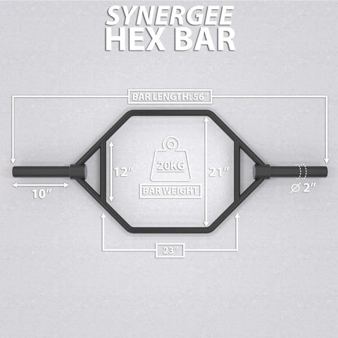 Image of Synergee Specialty Deadlift Hex Trap Bar - Barbell Flex