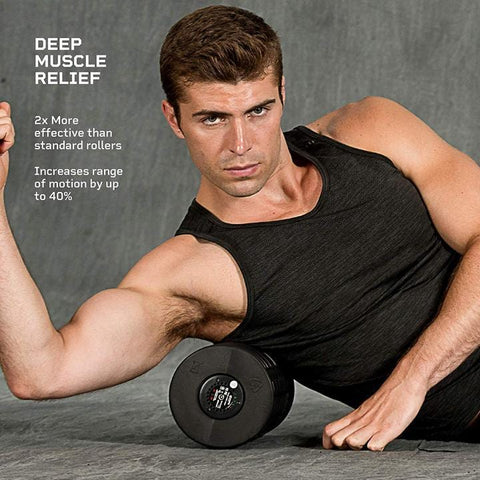 Image of LifePro Surger 4-Speed Vibrating Post-Workout Recovery Foam Roller - Barbell Flex