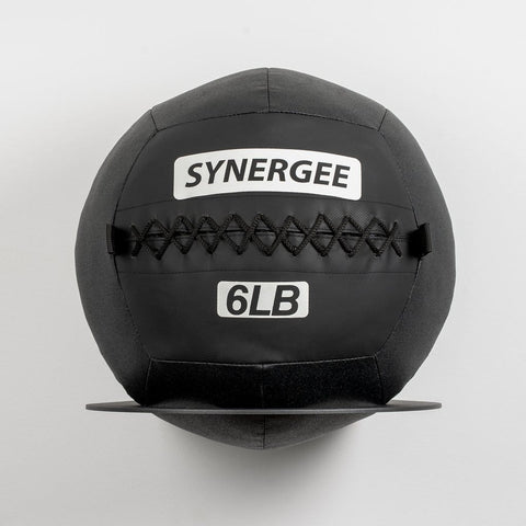 Image of Synergee Steel Wall-Mount Ball Storage Rack - Barbell Flex