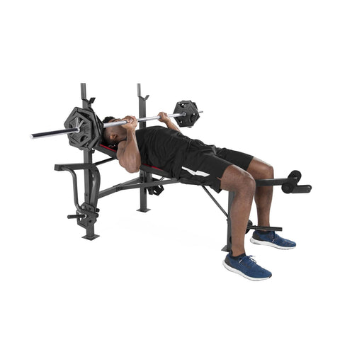 Image of CAP Barbell Strength Standard Bench With Butterfly And Preacher Curl - Barbell Flex