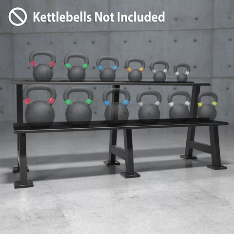Image of Synergee 8 Gauge Steel Kettlebell Storage Rack - Barbell Flex
