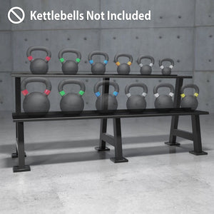 Synergee 8 Gauge Steel Kettlebell Storage Rack - Barbell Flex