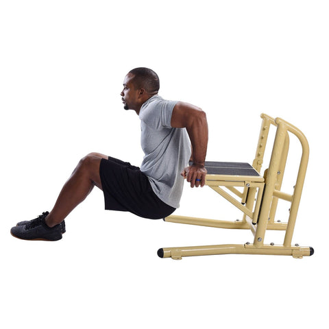 Image of Stamina Outdoor Fitness Adjustable Weather-Resistant Plyo Box - Barbell Flex