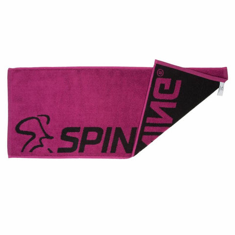 Image of Spinning Black and Purple Towel - Barbell Flex