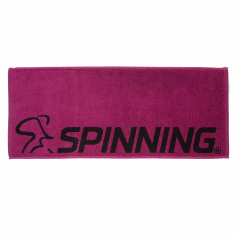 Image of Spinning Black and Purple Towel - Barbell Flex