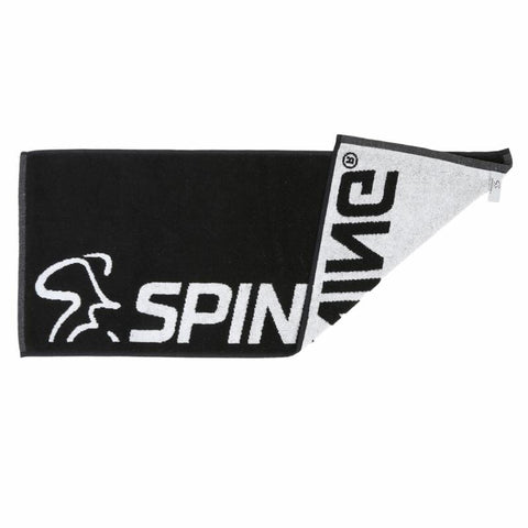 Image of Spinning Black and White Towel - Barbell Flex