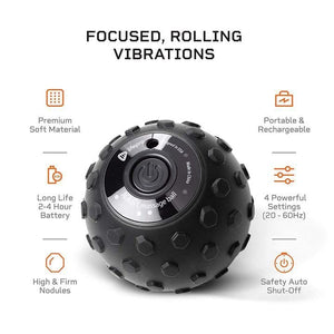 LifePro 4-Speed Vibrating Massage Ball Roller Ease Body Pain & Release Muscle Tension - Barbell Flex