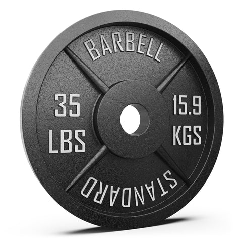 Synergee 2" Standard Solid Metal Weight Plates - Barbell Flex