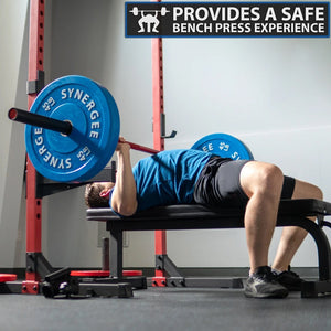 Synergee Power Squat Rack Holder Attachments - Barbell Flex