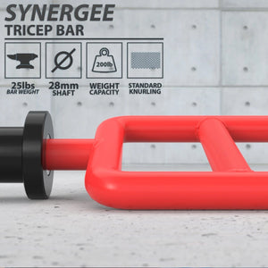 Synergee Specialty Vertical Parallel Grips Tricep Bar - Barbell Flex